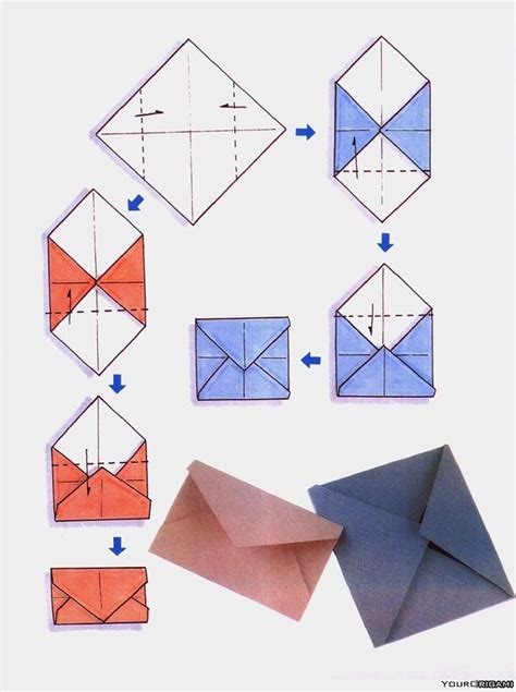 Best 10 Dobradura De Papel Origami Envelope Colorido Skillofkingcom