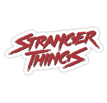 Stranger Things Logo | Stranger Things Stickers | Pinterest | Stranger things logo, Stranger ...