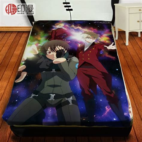 150cm X 220cm Japan Anime Aldnoah Zero Flannel Blanket On Bed Mantas