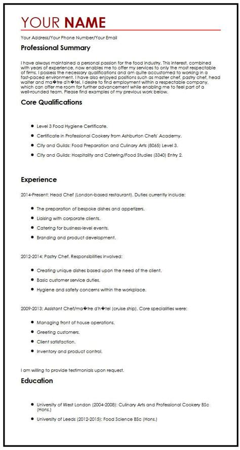 Maybe you would like to learn more about one of these? CV Example with a Personal Statement - MyPerfectCV