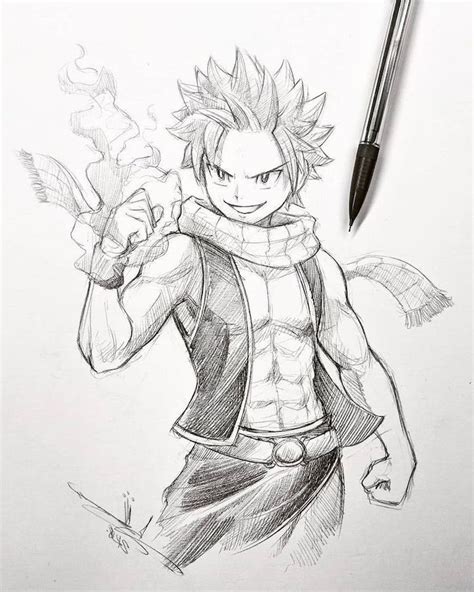 Anime Drawings How To Draw Anime Characters Pencil Sketch Black And