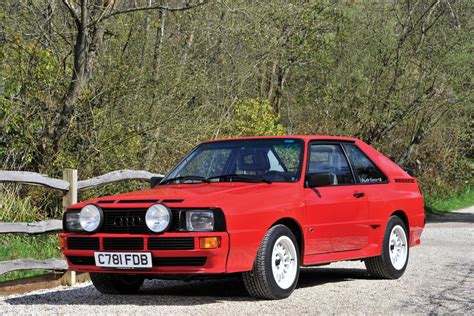 The supercars rally of over 500 hp 4x4. 1986 Audi Sport quattro
