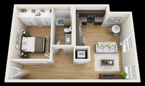 Simple One Bedroom Cottage 80555pm Architectural