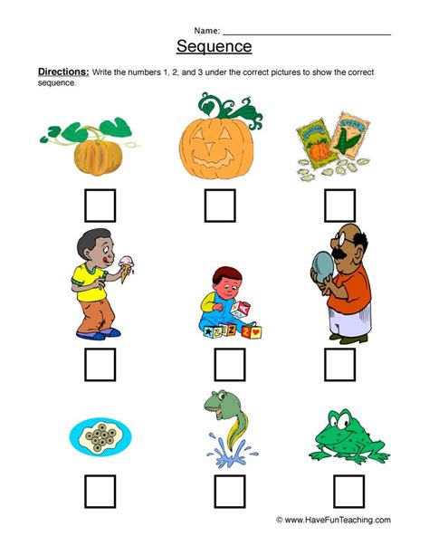 Sequencing Pictures Worksheet Have Fun Teaching Have Fun Teaching Sequence Of Events