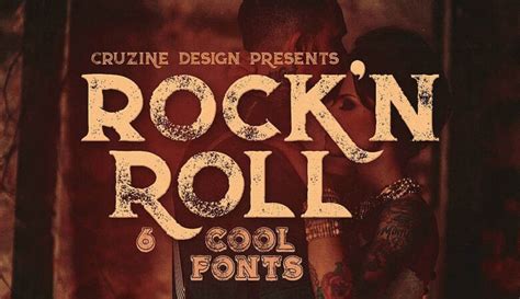 Rock And Roll Font Canva Dafont File