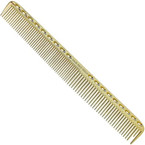 Barbers Kit Solid Gold Skills Metal Cutting Comb Coolblades