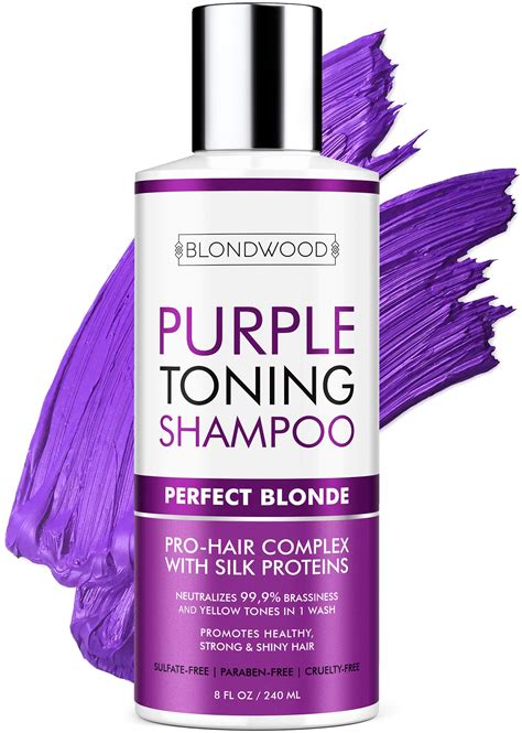 Purple Shampoo For Blonde Hair Made In Usa Gentle Formula Toning