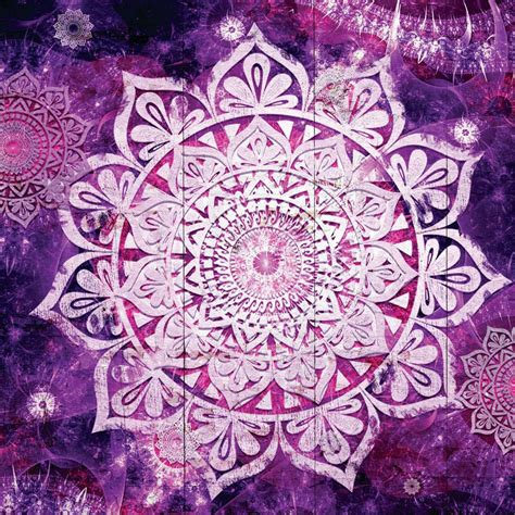 Cosmic Mandala Symbol Wall Art Digital Art