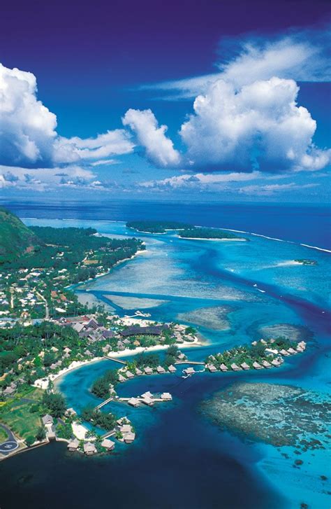 The Island Of Moorea Tahiti French Polynesia France