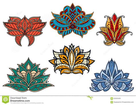 Pattern floral floral pattern persian persian pattern persian floral vector floral pattern vector vector pattern seamless patterns backgrounds flower illustration and painting wallpaper pattern ornate. Paisley Flowers Decorated By Persian Patterns Stock Vector ...