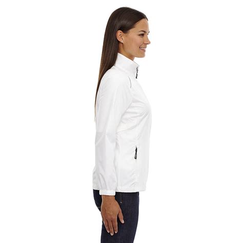 Core 365 Womens White Motivate Unlined Lightweight Jacket