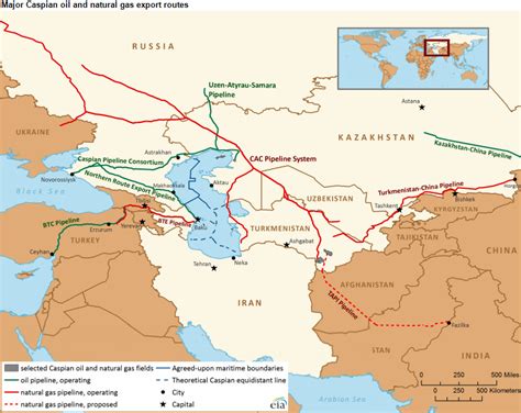 Caspian Countries Are Developing New Oil And Natural Gas Export