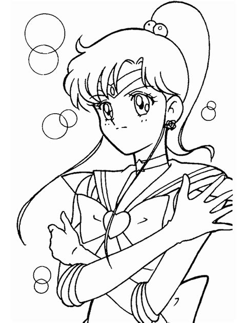 Sailor Jupiter Coloring Pages Coloring Home