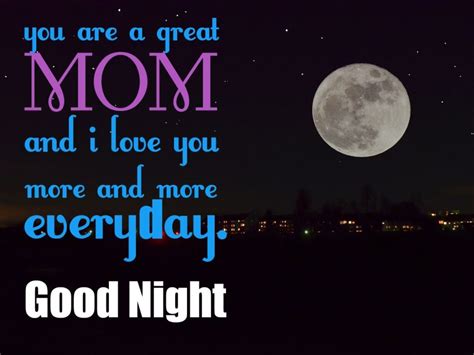 Good Night Wishes For Mom Good Night Images And Quotes For Mom