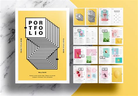 Printed Portfolio Layout Best Portfolio Design Portfolio Ideas