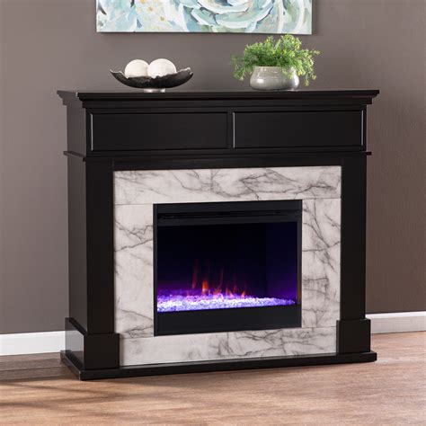 Sei Furniture Petradale Color Changing Electric Fireplace 46 X 4125