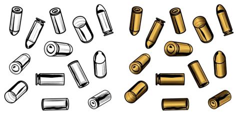 Bullet Casing Over 1548 Royalty Free Licensable Stock Vectors