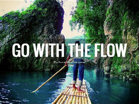 Go With The Flow Picture Quotes