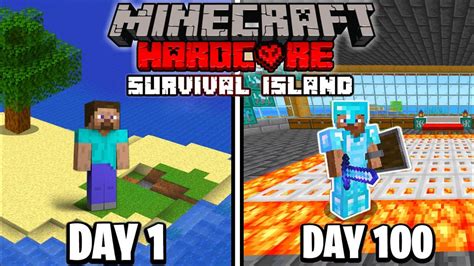 I Survived 100 Days On A Survival Island In Minecraft Hardcore Episode2 Hindi Youtube