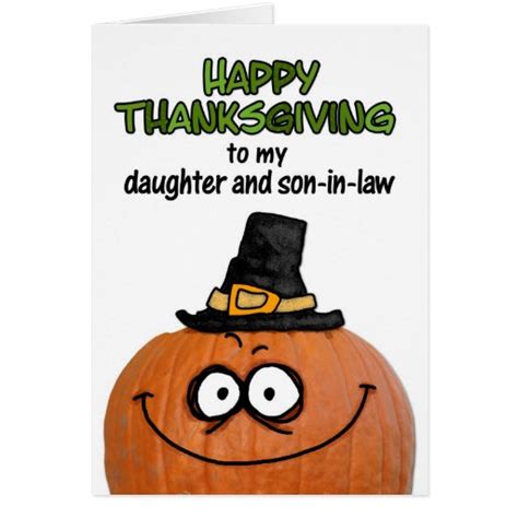 Happy Thanksgiving To My Daughter And Son In Law Card Zazzle