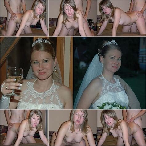 Wedding Day Brides Dressed Undressed On Off Ready To Fuck Pics