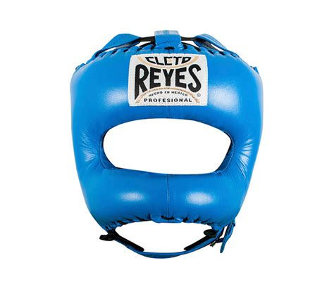 Cleto Reyes Blue Headguard With Nylon Pointed Face Bar