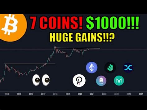 The returns from the apex cryptocurrency pale in comparison to eth, as bitcoin appreciated 5,295.16% in the same period. 7 Coins For Huge Gains | How I Would Invest $1000 In ...