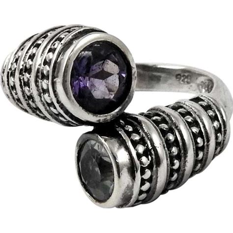 Stunning Sterling Silver Amethyst Ring Munimoro Gob Pe