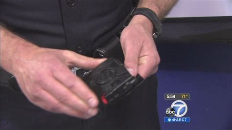 Los Angeles Police Department Officers Begin Wearing Body Cameras
