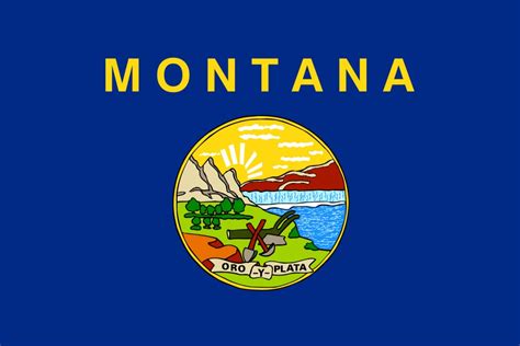 Free Printable Montana State Flag And Color Book Pages 8½ X 11