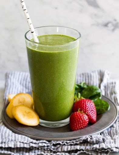 Strawberry Spinach Green Smoothie Only 5 Ingredients Cooking Classy