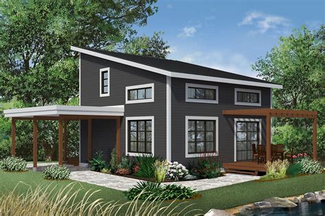Contemporary Style House Plan 2 Beds 2 Baths 1200 Sqft Plan 23 2631