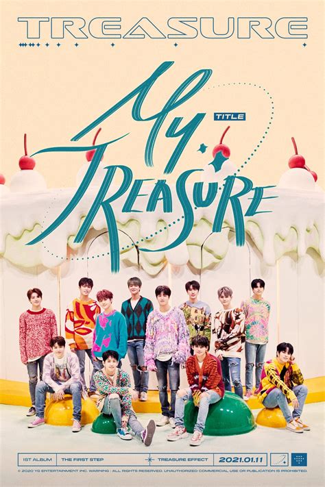Treasure Penuh Warna Di Poster Untuk Lagu Utama Terbaru My Treasure Koreanindo