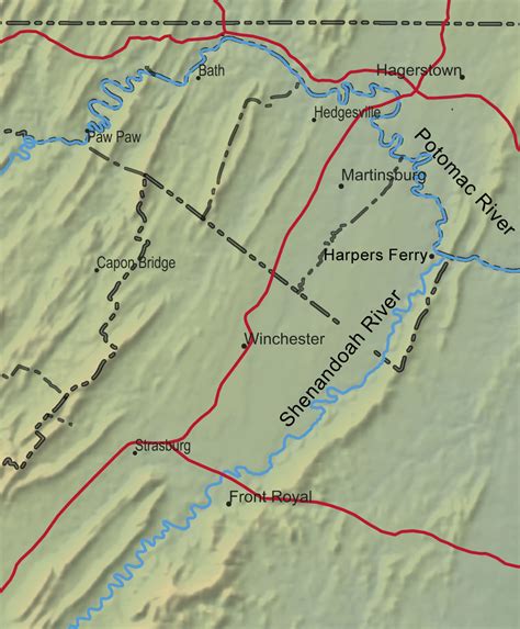 E Wv Media File Shenandoah River Map
