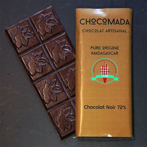NOIR 72 Chocolats De Madagascar