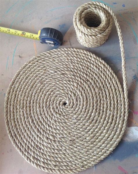 Diy Sisal Rope Placemats Diy Placemats Rope Decor Rope Crafts