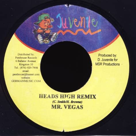 Mr Vegas Heads High Remix Vinyl Discogs
