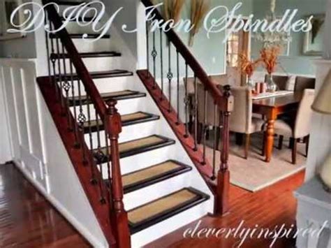 Do i paint the spindles first? DIY Iron Spindles: Staircase remodel - YouTube