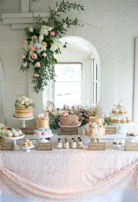 27 Wedding Dessert Table Setting Ideas – ChicWedd