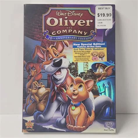 Walt Disney Oliver And Company 20th Anniversary Edition Dvd Sealed