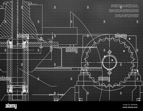 Engineering Illustrations Blueprints Mechanical Drawings Technical