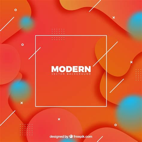 Free Vector Abstract Background With Shapes Of Colors