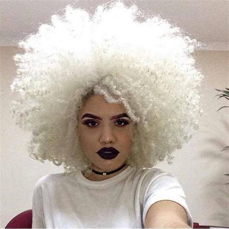 Adorable Natural Adorable Natural White Afro Mini Afro Afro Hair