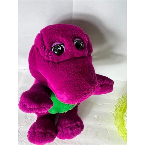 Vintage Talking Barney The Dinosaur 18 Plush Toy 1992 Works