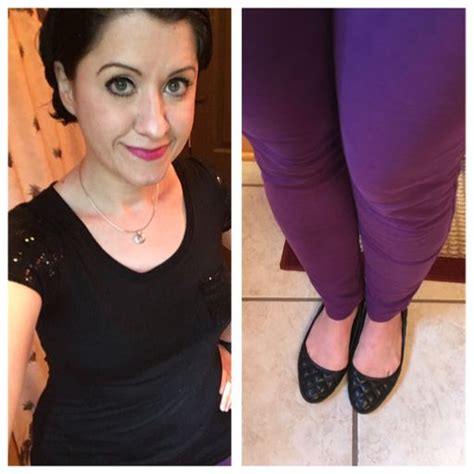 Sequin Black Top Purple Pants Dyt Outfit Ideas T4 4 1 Type Four S1 Dressing Your