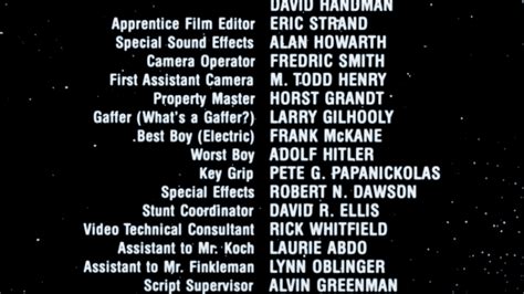 Credits At The End Of A Movie How To Use Them Properly