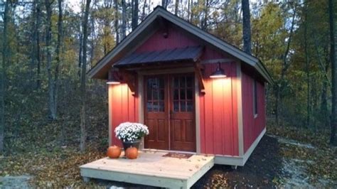 Beautiful 12 X 24 Tiny Cabin For Sale
