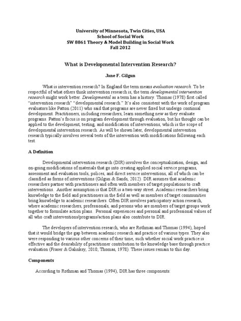 Testing theory through developmental epidemiologically based prevention research. What is Developmental Intervention Research? | Randomized Controlled Trial | Research Methods ...