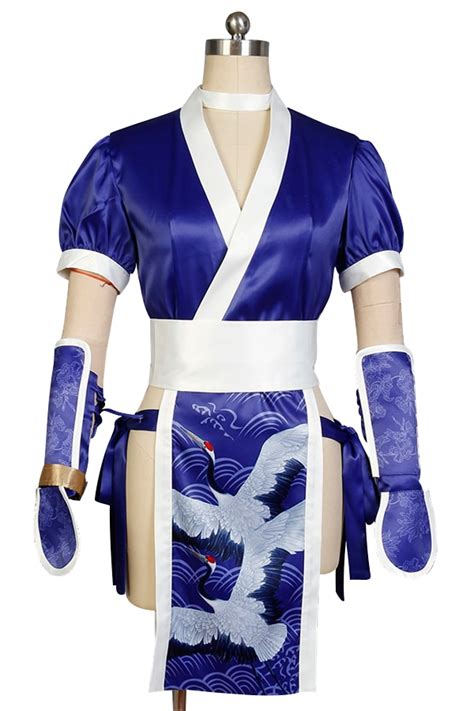 Game Dead Or Alive Kasumi Cosplay Blue Costume