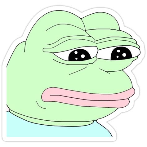 Pepe Stickers By Dankphoebe Redbubble